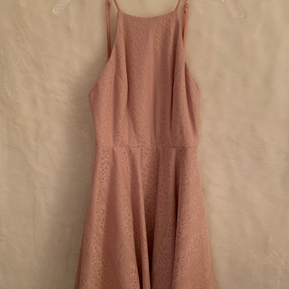 Windsor Lace Light Pink Dress